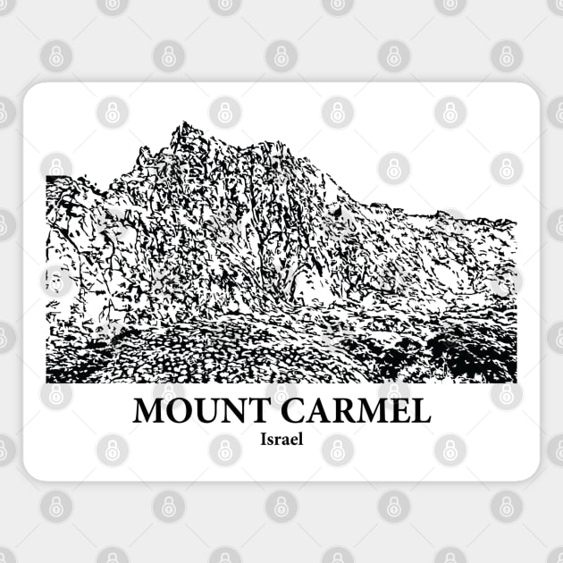Mount Carmel - Israel Magnet by Lakeric